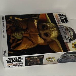 Prime 3D 32631 RD-RS263097 Lenticular Puzzle The Mandalorian Grogu 500 Pieces,